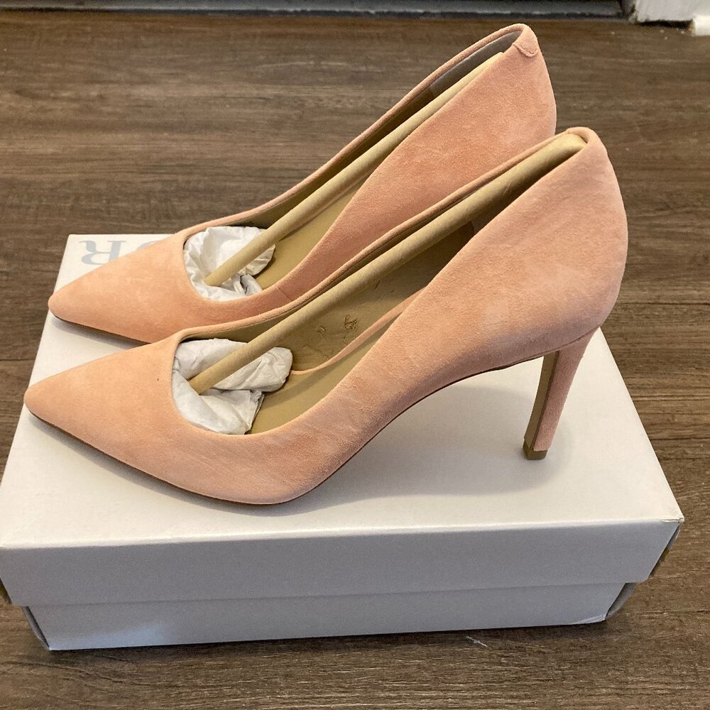 Brand New Ann Taylor Kylie Suede Pump Blooming Rose (Pink) Color Size 6